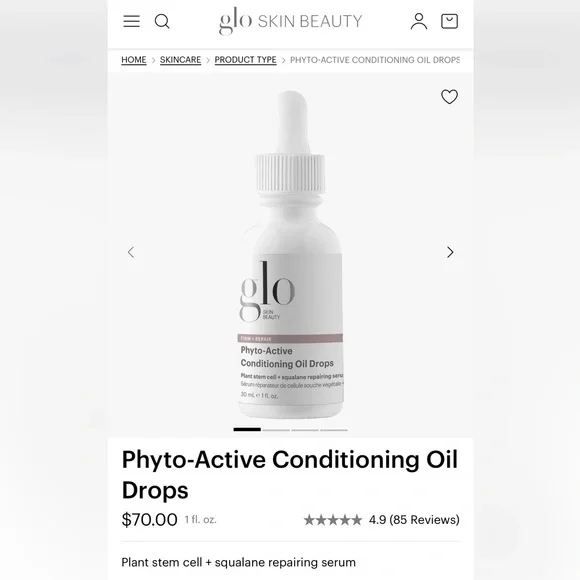 Glo Skin Beauty Phyto-Active Conditioning Oil Drops NIB - Picture 2 of 2